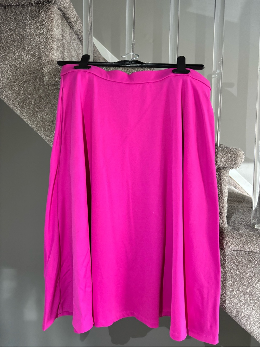 Adrienne Vittadini Hot Pink Circle Skirt